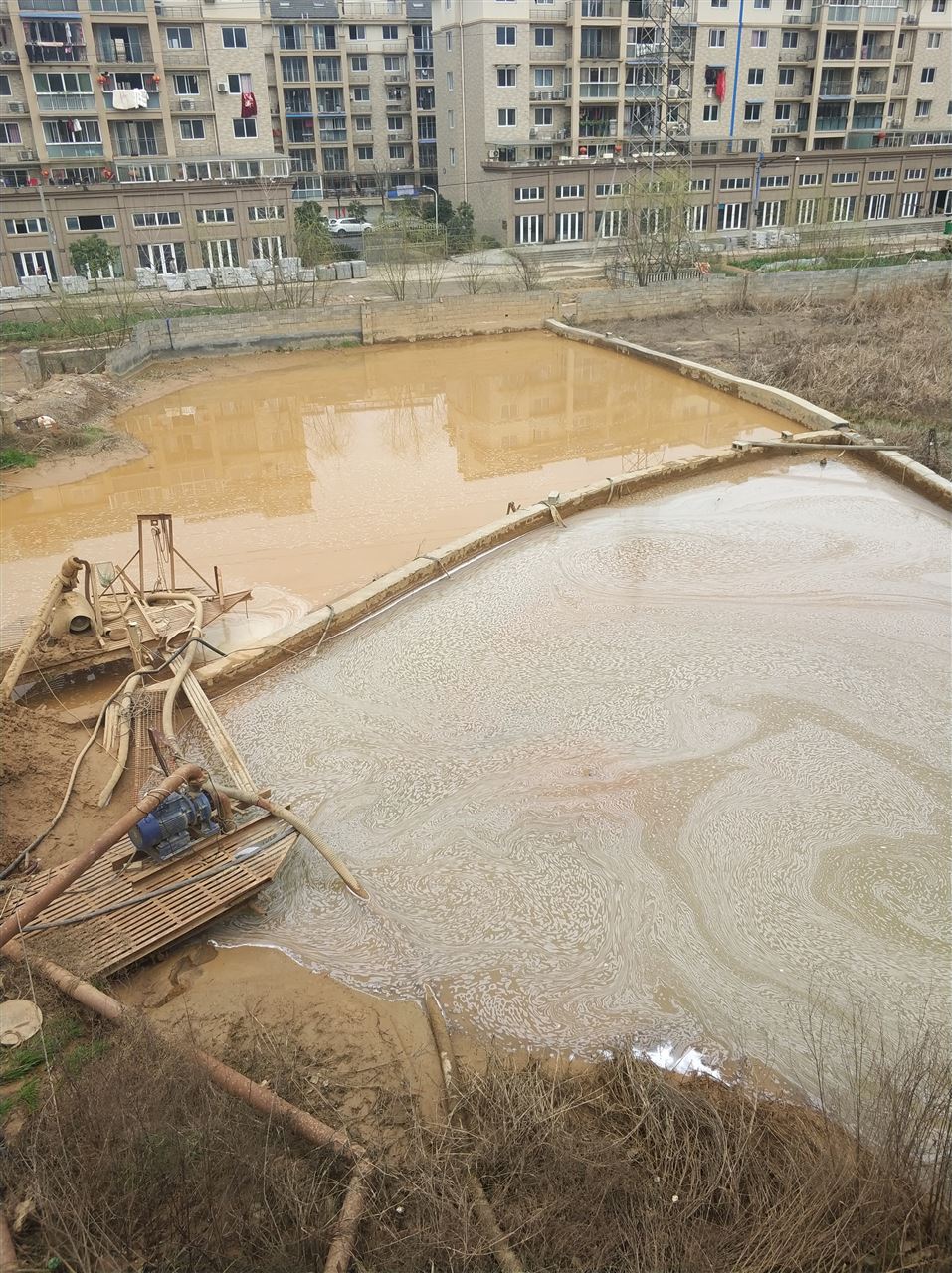 阳泉沉淀池淤泥清理-厂区废水池淤泥清淤