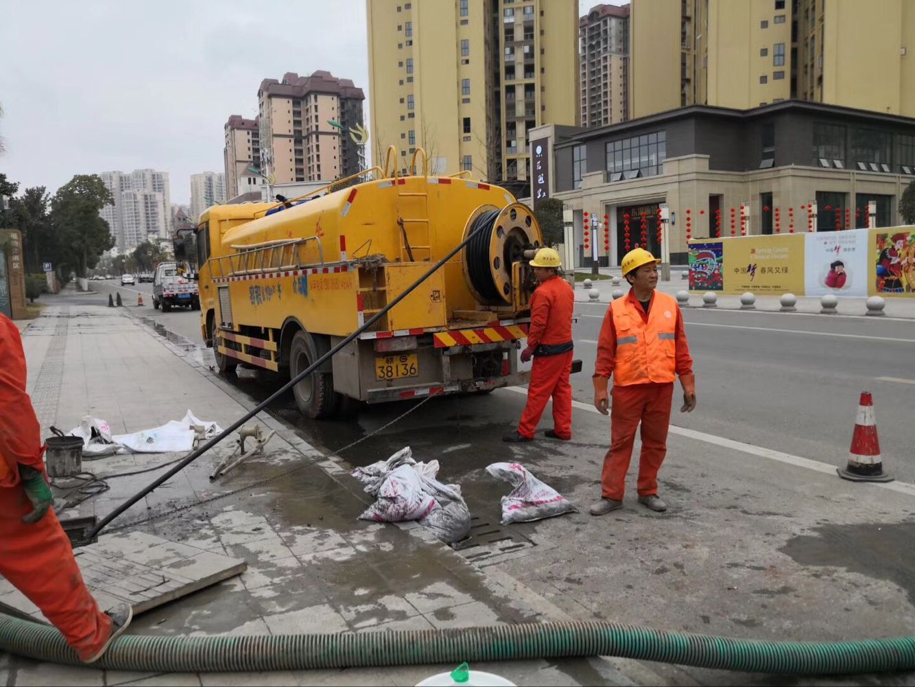 阳泉排污管道清淤-管道清洗